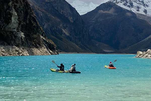 Kayak en lagunas
